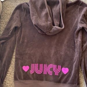 Juicy couture size xs velvet hoodie